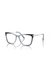 Sferoflex 55mm Butterfly Optical Glasses In Blue