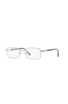 Sferoflex 55mm Rectangle Optical Glasses In Metallic