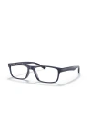 Sferoflex 56mm Rectangle Optical Glasses In Black