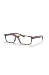 Sferoflex 56mm Rectangle Optical Glasses In Brown