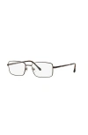Sferoflex 57mm Rectangle Optical Glasses In Black