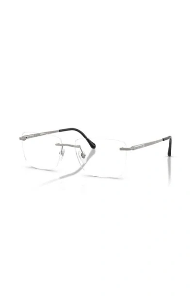 Sferoflex 57mm Square Optical Glasses In Gold