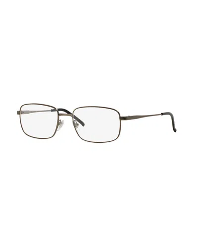 Sferoflex Men's Square Eyeglasses, Sf2197 In Matte Gunmetal