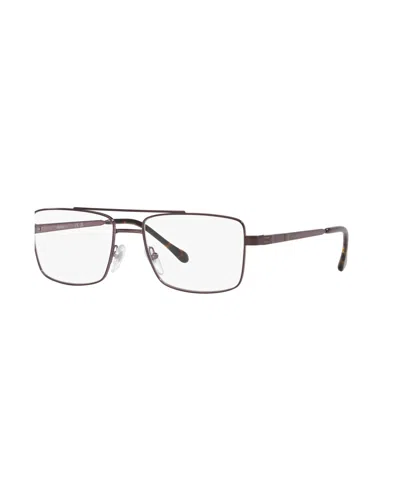 Sferoflex Men's Square Eyeglasses, Sf2296 In Dark Brown