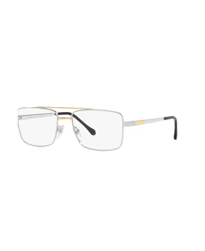 Sferoflex Men's Square Eyeglasses, Sf2296 In Silver