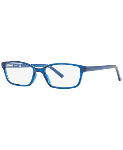 Sferoflex Sf1572 Women's Rectangle Eyeglasses In Blue