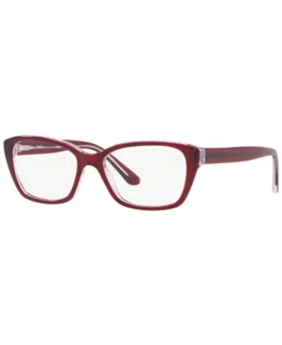 Sferoflex Sf1575 Women's Butterfly Eyeglasses In Bordeaux