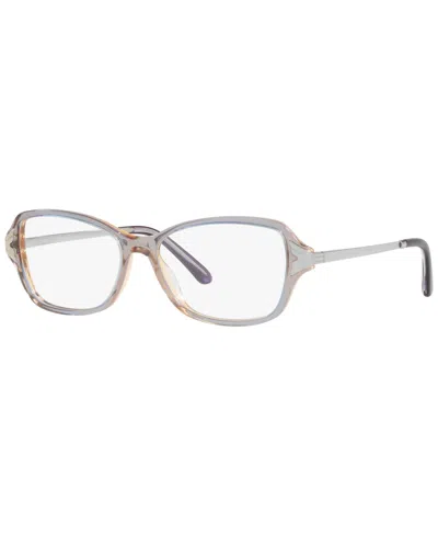Sferoflex Sf1576 Women's Butterfly Eyeglasses In Top Azure On Violet