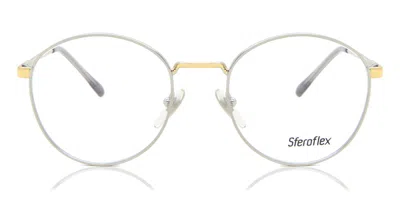 Sferoflex Sf2275 Men's Glasses, Gold, Size 51
