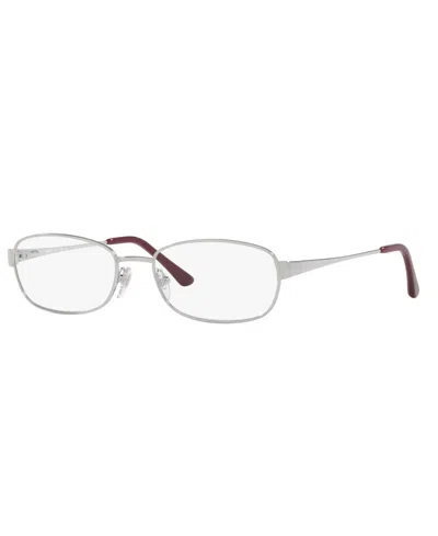 Sferoflex Steroflex Irregular Women's Eyeglasses, Sf2584 In Shiny Silver