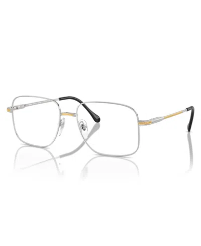 Sferoflex Steroflex Men's Eyeglasses, Sf2298 In Chrome With Gold