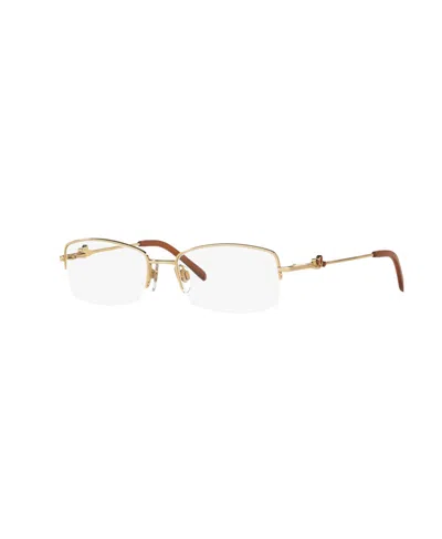Sferoflex Women's Square Eyeglasses, Sf2553 In Gold