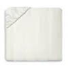 Sferra 45 Giza Stripe Fitted Sheet, King In Neutral