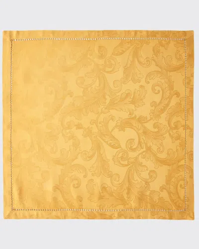Sferra Acanthus Jacquard Napkins, Set Of 4 In Gold