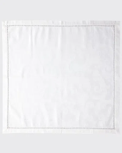 Sferra Acanthus Jacquard Napkins, Set Of 4 In White