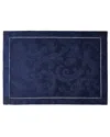 Sferra Acanthus Jacquard Placemats, Set Of 4 In Sapphire
