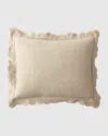 Sferra Alice King Floral Matelasse Sham In Ivory