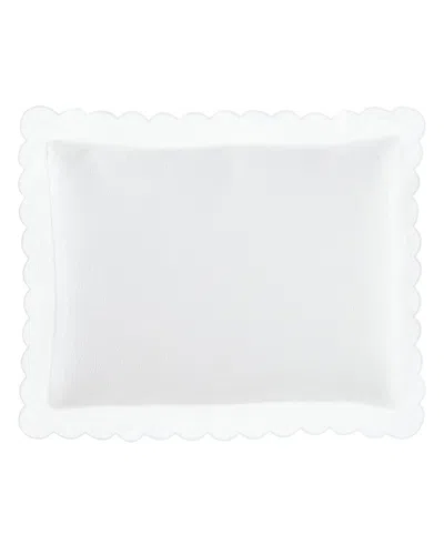 Sferra Alice King Floral Matelasse Sham In White