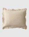 Sferra Alice Standard Floral Matelasse Sham In Neutral