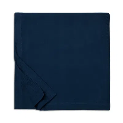 Sferra Allegra Cotton Blanket, King In Navy