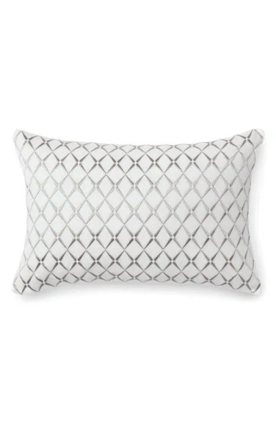 Sferra Amaro Accent Pillow In White/grey