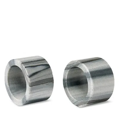 Sferra Anelli Napkin Ring, Set Of 2 In Grey