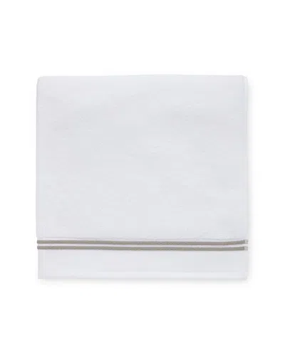 Sferra Aura Combed Cotton Bath Sheet In White