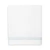 Sferra Aura Nuova Cotton Terry Bath Sheet In White/ Aqua