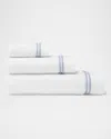 Sferra Aura Nuova Bath Sheet In White/sea
