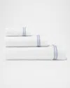Sferra Aura Nuova Bath Towel In White/sea