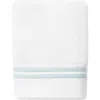 Sferra Aura Nuova Washcloth In White/aqua