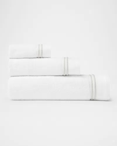Sferra Aura Nuova Hand Towel In White/lunar
