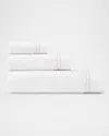 Sferra Aura Nuova Hand Towel In White/pink