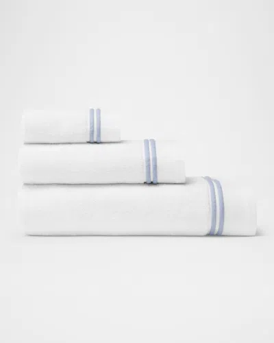 Sferra Aura Nuova Hand Towel In White/sea