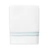 Sferra Aura Nuova Wash Cloth In White/ Aqua