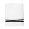 Sferra Aura Nuova Washcloth In White/ Black