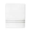 Sferra Aura Nuova Wash Cloth In White/ Luna