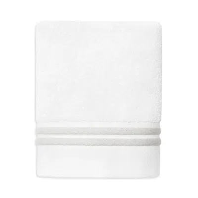Sferra Aura Nuova Wash Cloth In White/ Luna