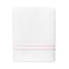 Sferra Aura Nuova Washcloth In White/ Pink