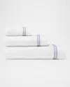 Sferra Aura Nuova Washcloth In White/sea