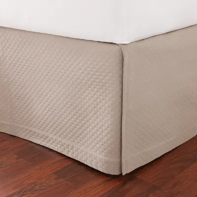 Sferra Bari Queen Dust Ruffle In Neutral