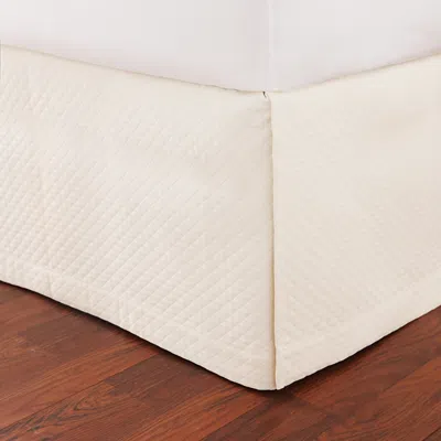 Sferra Bari Queen Dust Ruffle In White
