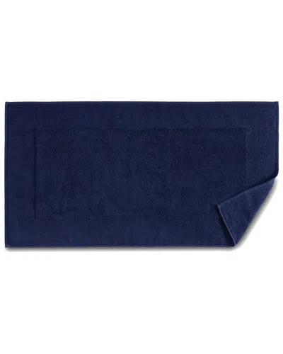 Sferra Bello Combed Cotton Tub Mat In Blue
