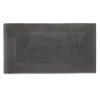 Sferra Bello Nuovo Combed Cotton Bath Mat In Charcoal