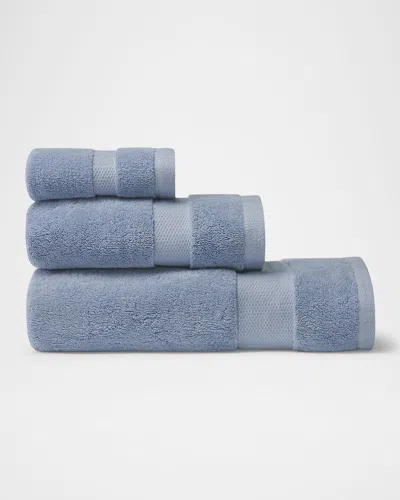Sferra Bello Nuovo Combed Cotton Bath Sheet In Sea