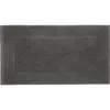 Sferra Bello Nuovo Combed Cotton Bath Mat In Charcoal