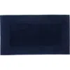 Sferra Bello Nuovo Combed Cotton Bath Mat In Navy