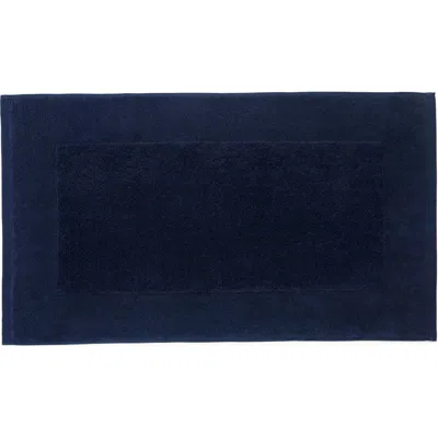 Sferra Bello Nuovo Combed Cotton Bath Mat In Navy