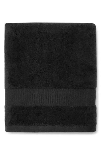 Sferra Bello Nuovo Combed Cotton Bath Sheet In Black