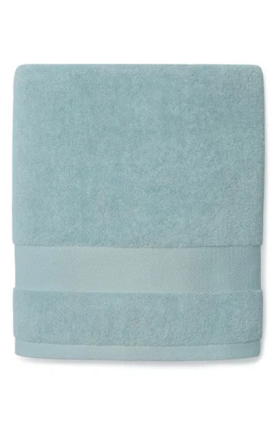 Sferra Bello Nuovo Combed Cotton Bath Towel In Aqua